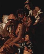 Nicolas Poussin Der Tod des Germanicus oil painting